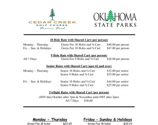 View Course Rates